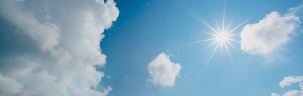 white and blue cloudy sky
